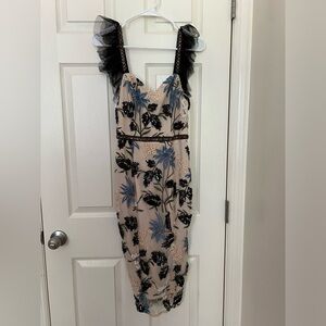 LULUS Embellished Midi Dress